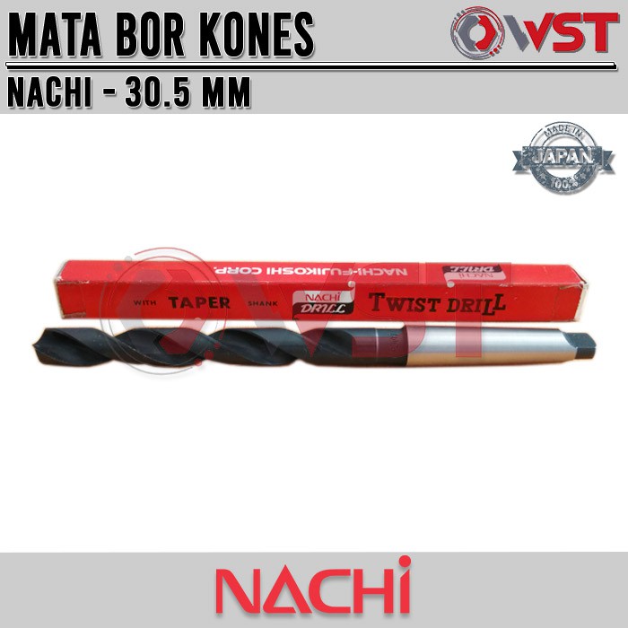 Nachi Mata Bor Besi Kones 30.5 mm / Taper Shank Drill