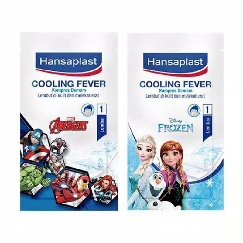HANSAPLAST KOMPRES DEMAM ANAK BAHAN LEMBUT KARAKTER AVENGER FROZEN / HANSAPLAST COOLING FEVER