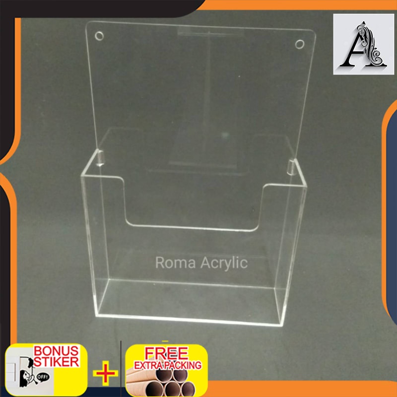 Murah Akrilik brosur Dinding /akrilik/ brosur akrilik A5