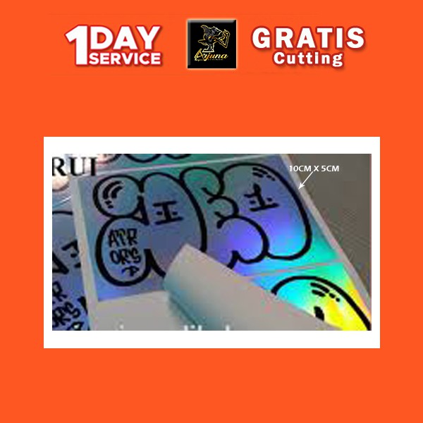 

SPH 10 1-6 Cetak Stiker Hologram Print Sticker Bentuk Persegi Tercepat Termurah
