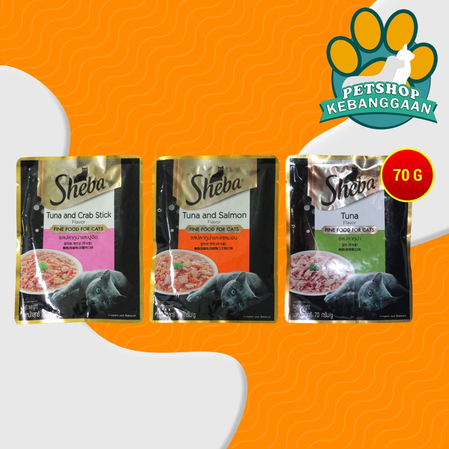 Cat Food / Makanan Kucing Sheba Snack 70gram