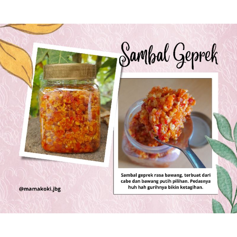 

SAMBAL GEPREK BAWANG homemade