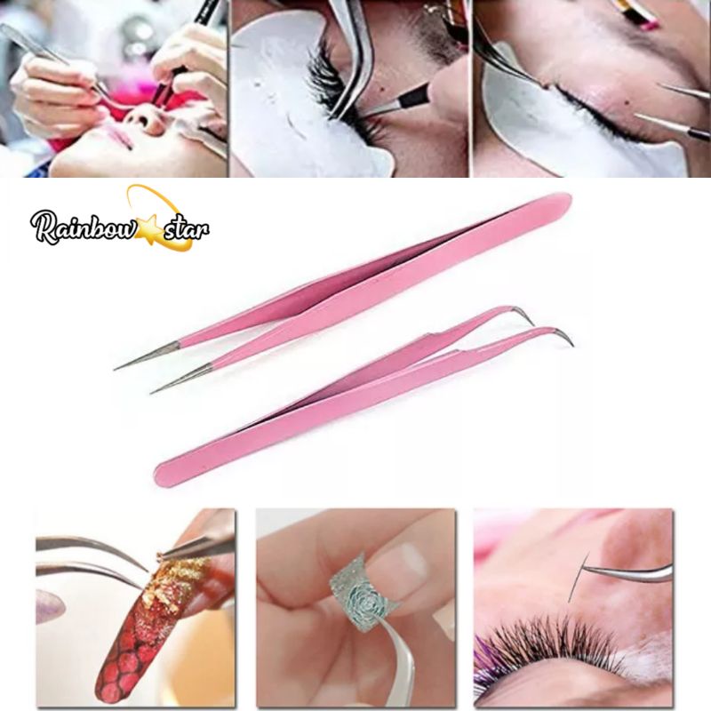 Pinset Bulu Mata Eyelash / Tweezer For Eyelash Extension / Pinset Bulu mata / Pinset Serbaguna