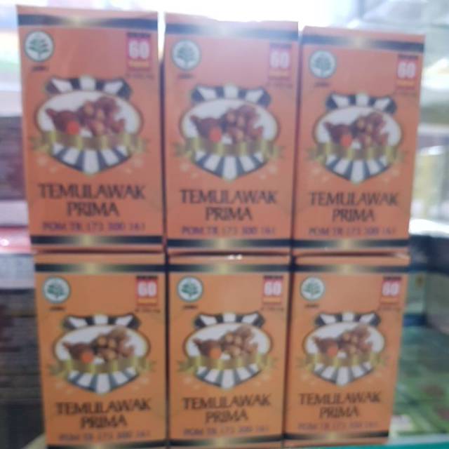 Kapsul Temulawak Ekstrak Herbal Isi 60 Obat Asam Lambung ORIGINAL Penambah Nafsu Makan Mengatasi Lambung Bermasalah-1