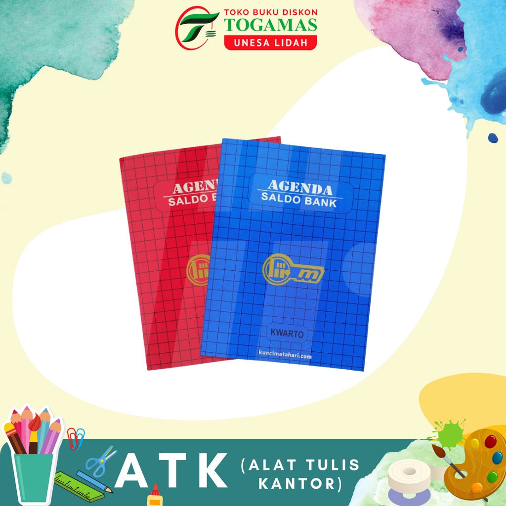 

BUKU AGENDA SALDO BANK KWARTO KUNCI MATAHARI / READY STOCK
