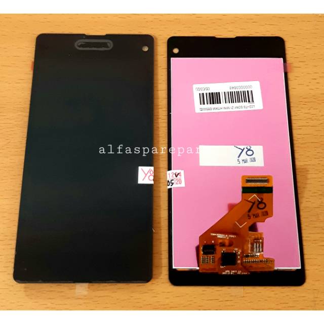LCD + TS FULLSET SONY Z1 MINI / D5503 / Z2 MINI HITAM