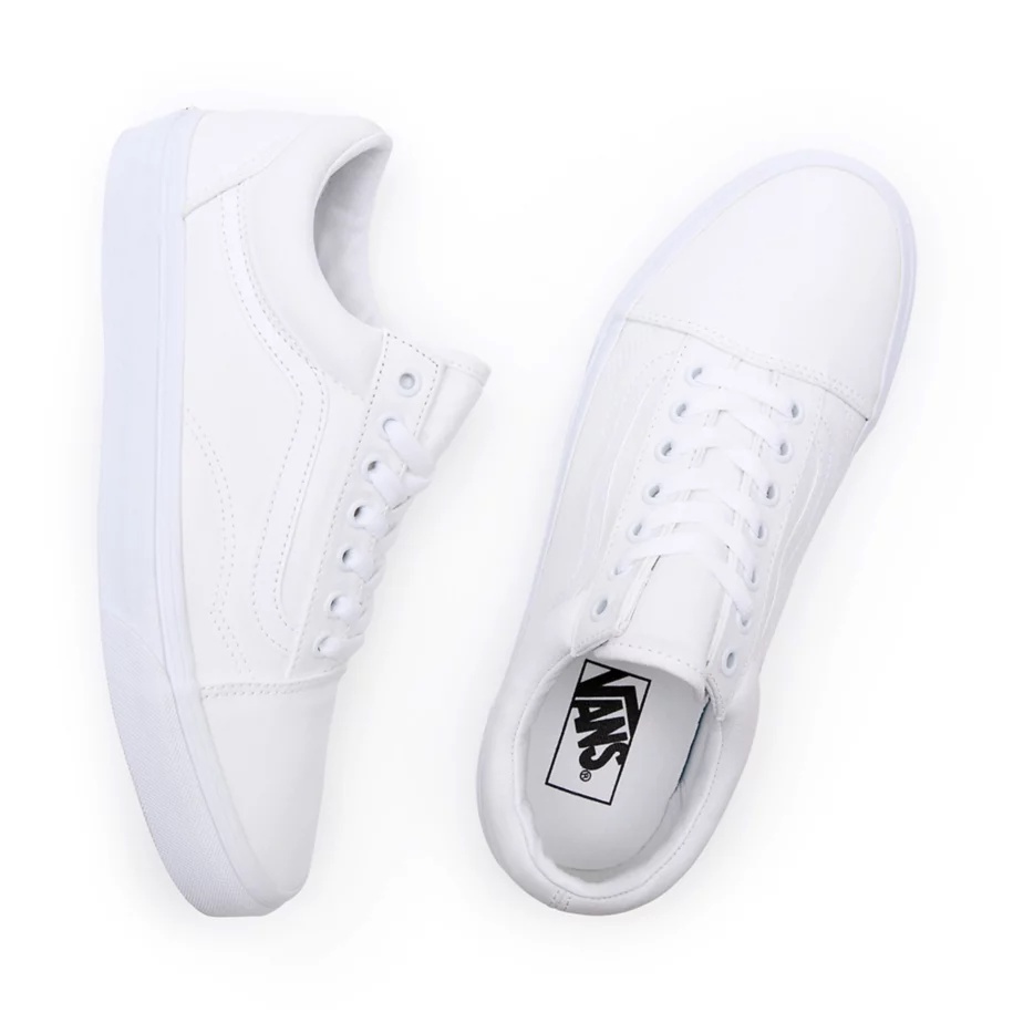 SALE DISKON! V4NS OLDSKOOL TRUE/WHITE CLASSIC 100% ORIGINAL BNIB