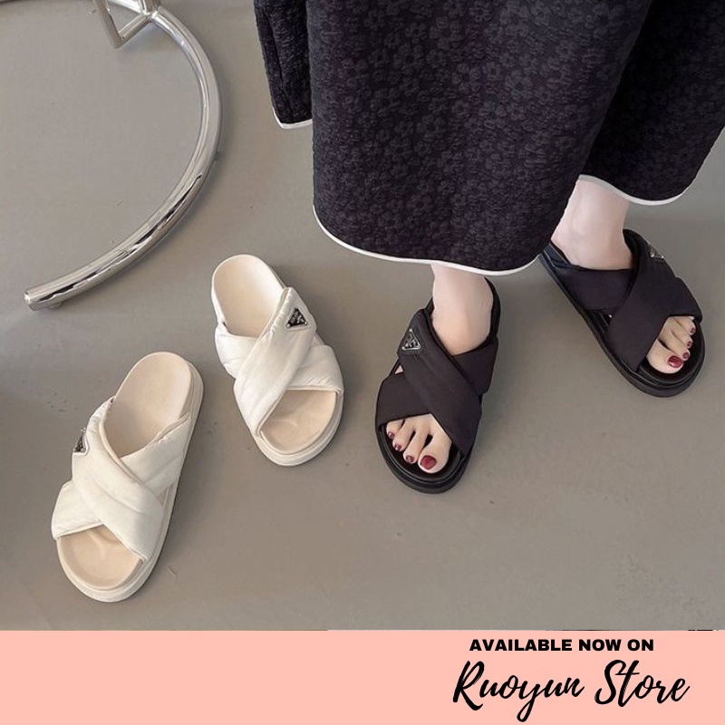 RYX - Trio Glint Sandal Slip On Wanita Fashion Casual - Ori Import