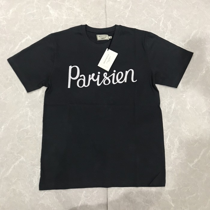 DVS0043 MAISON KITSUNE Parisien Tshirt ORIGINAL BLACK MARKET