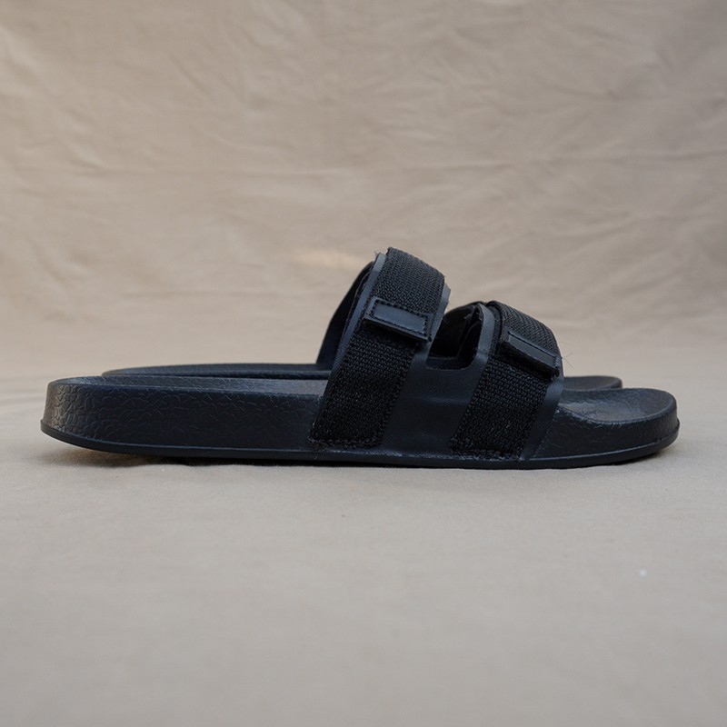 Sandal Slide Pria Sandal Walkers Weber Hitam sandal slop sendal slipon Sendal Casual Kekinian Keren