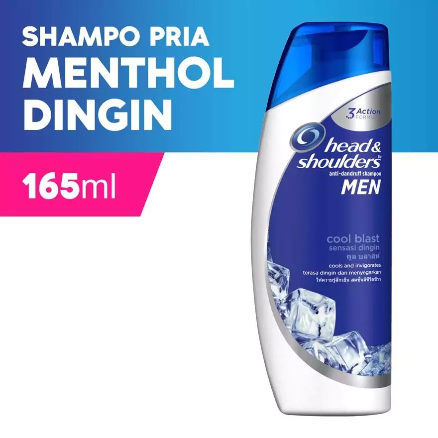 HEAD &amp; SHOULDERS MEN COOL BLAST SHAMPOO ANTI KETOMBE PRIA