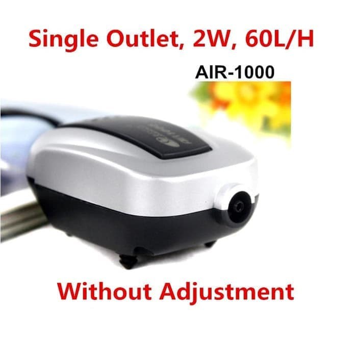 Air1000 Resun Pompa Udara Aerator Aquarium Air Pump Air-1000