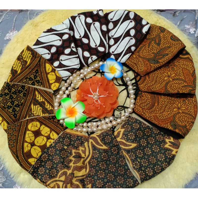 masker batik 3 ply edisi paket random