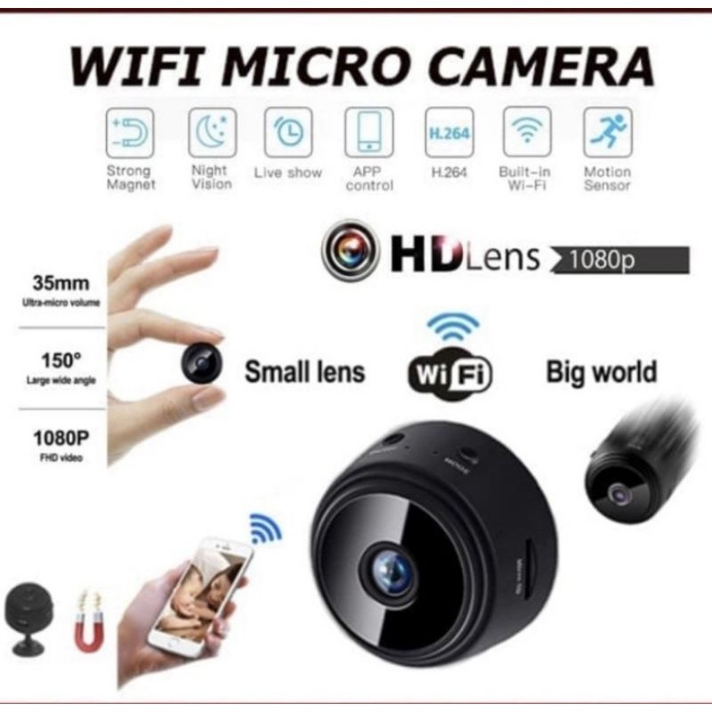 A9 Spy Camera  WiFi HD 5MP 1080P P2p Kamera CCTV Mini IP Cam Wireless Night