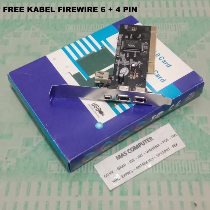 Marg | Pci Wirewire 4 Slot 6 Pin + 4 Pin Slot/Pci Card Firewire 6 Pin