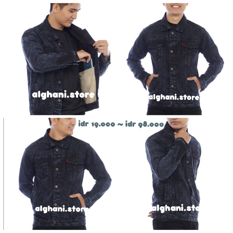 JAKET JEANS SANWASH PRIA JAKET JEANS PRIA JAKET JEANS JAKET JEANS SOBEK JAKET JEANS DENIM PRIA JAKET
