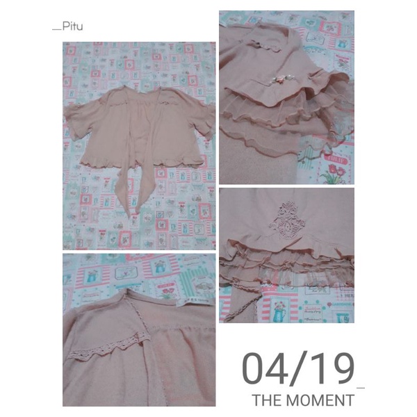 cardi axes femme/cardigan crop