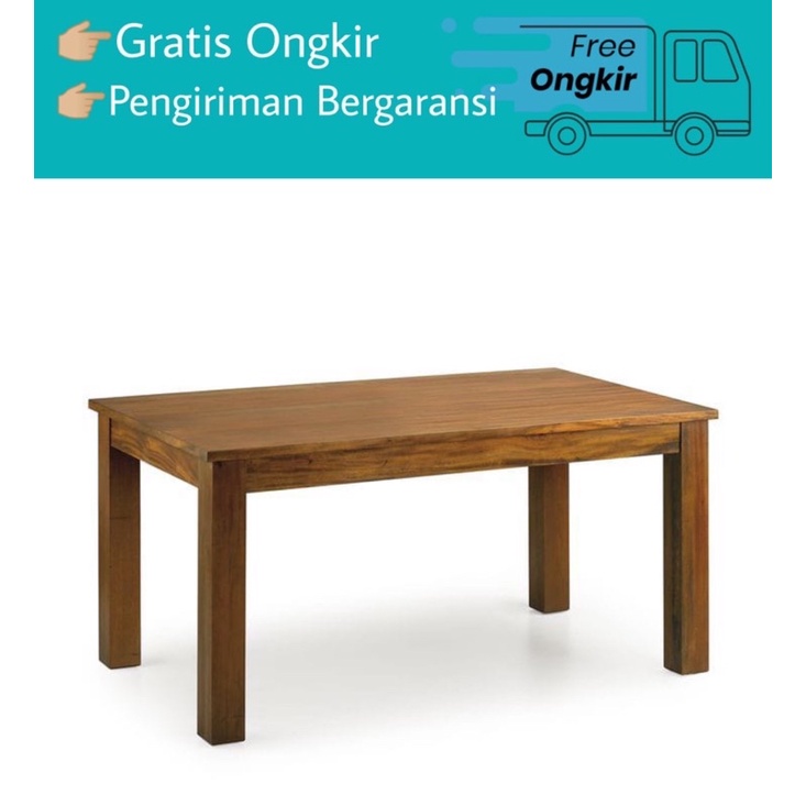 Meja Makan Minimalis Jati ( Meja Makan Kayu Jati - Meja Makan Murah - Meja Makan Minimalis )