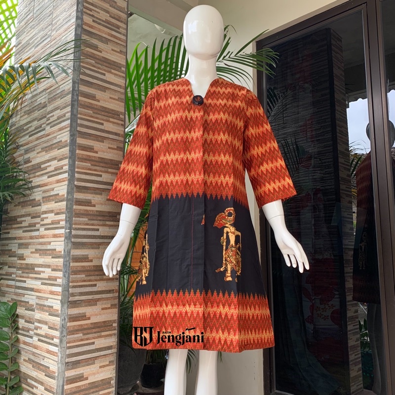 Tunik Batik Unthel Lapis Tricot | Tunik Batik Restu