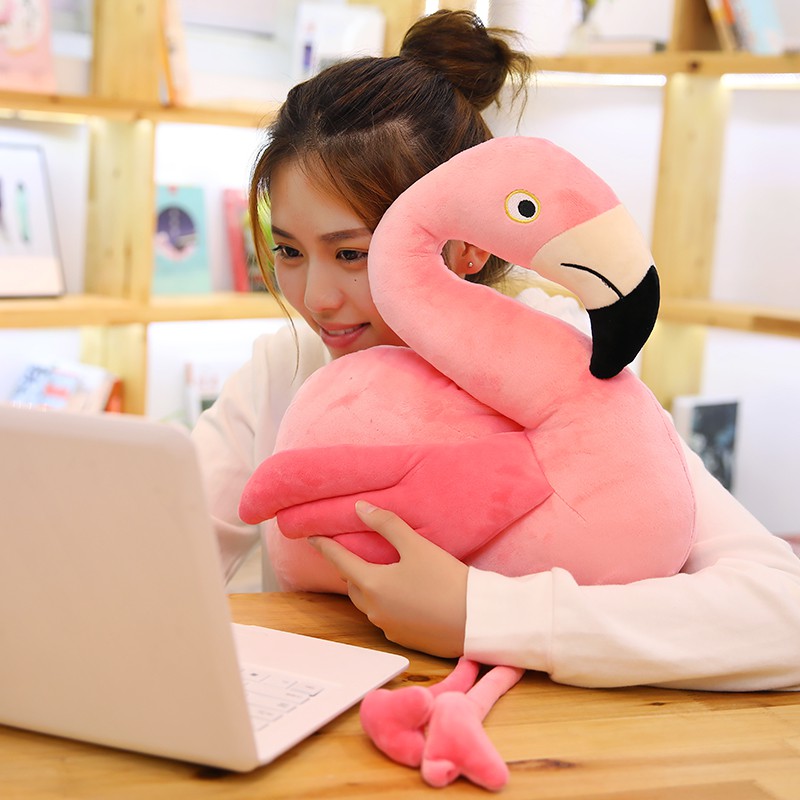 pink flamingo plush toy