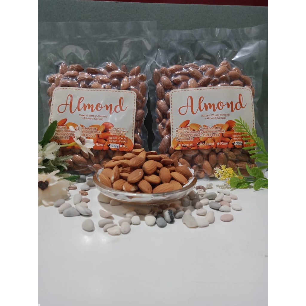 

Kacang Almond Kupas Panggang 250gr