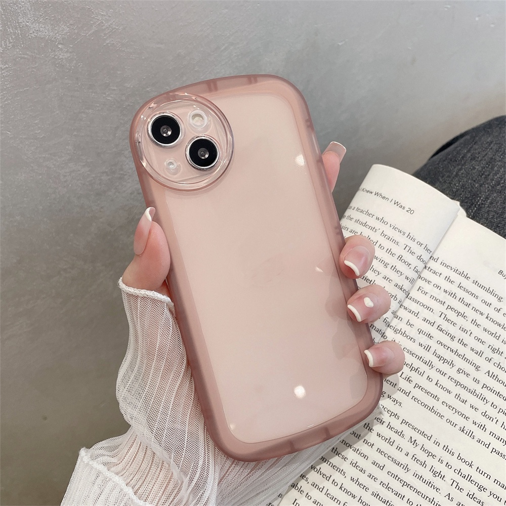 Soft Case Silikon Transparan Bentuk Oval Warna Macaron Untuk Redmi Note 11 Pro 10C 10S 9 8 7 10A 9 9T 9A 9C