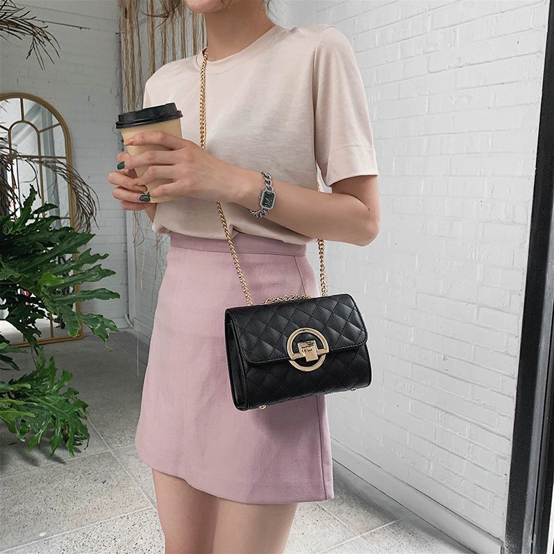 Tas Selempang Wanita Import Fashion Korea -Tas Wanita Import High Quality - Tas Fashion Korea Import Terbaru Kekinian - Tas Wanita Model Terbaru [SL25]