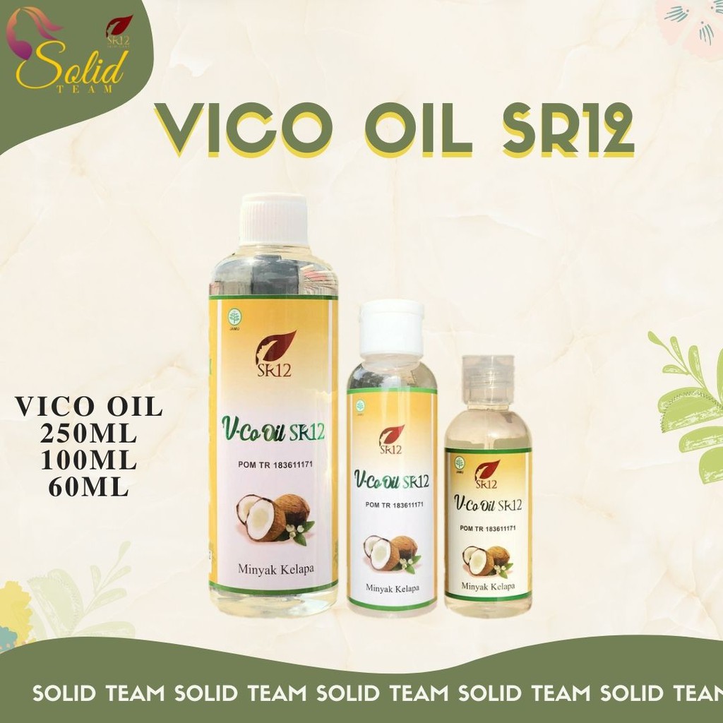 VICO OIL SR12/ MINYAK KELAPA MURNI/ Vico Virgin Coconut Oil/ Imun Booster/VICO KAPSUL