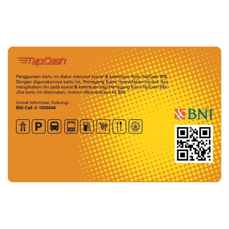 Tapcash Bank BNI kartu Tapcash