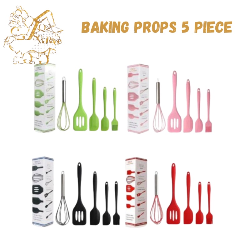 SPATULA SET 5 PCS BAKING PROPS