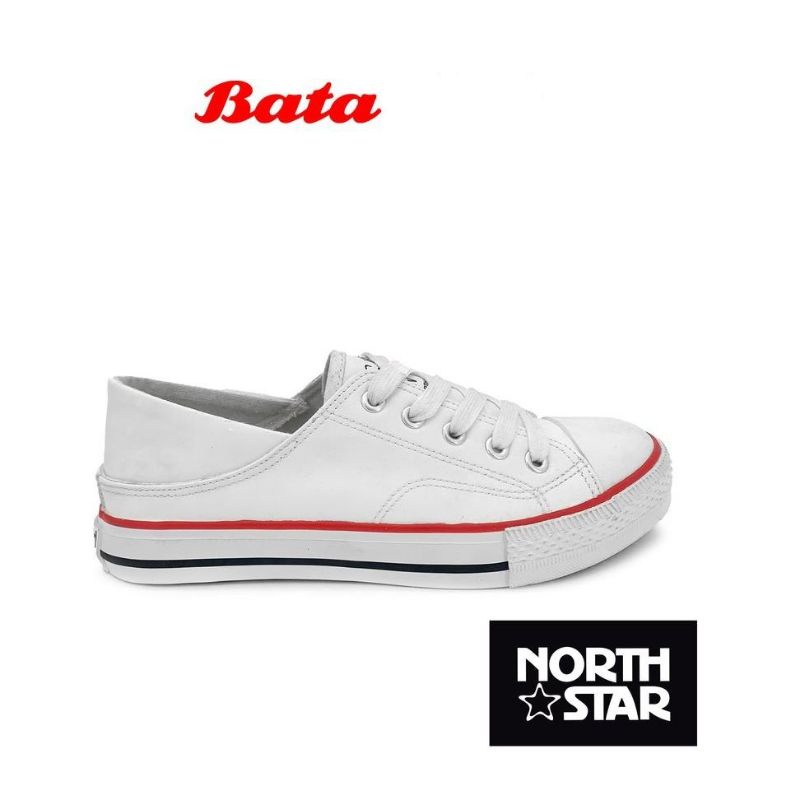 Bata North Star Sepatu Sneaker Wanita Nina White-5811179