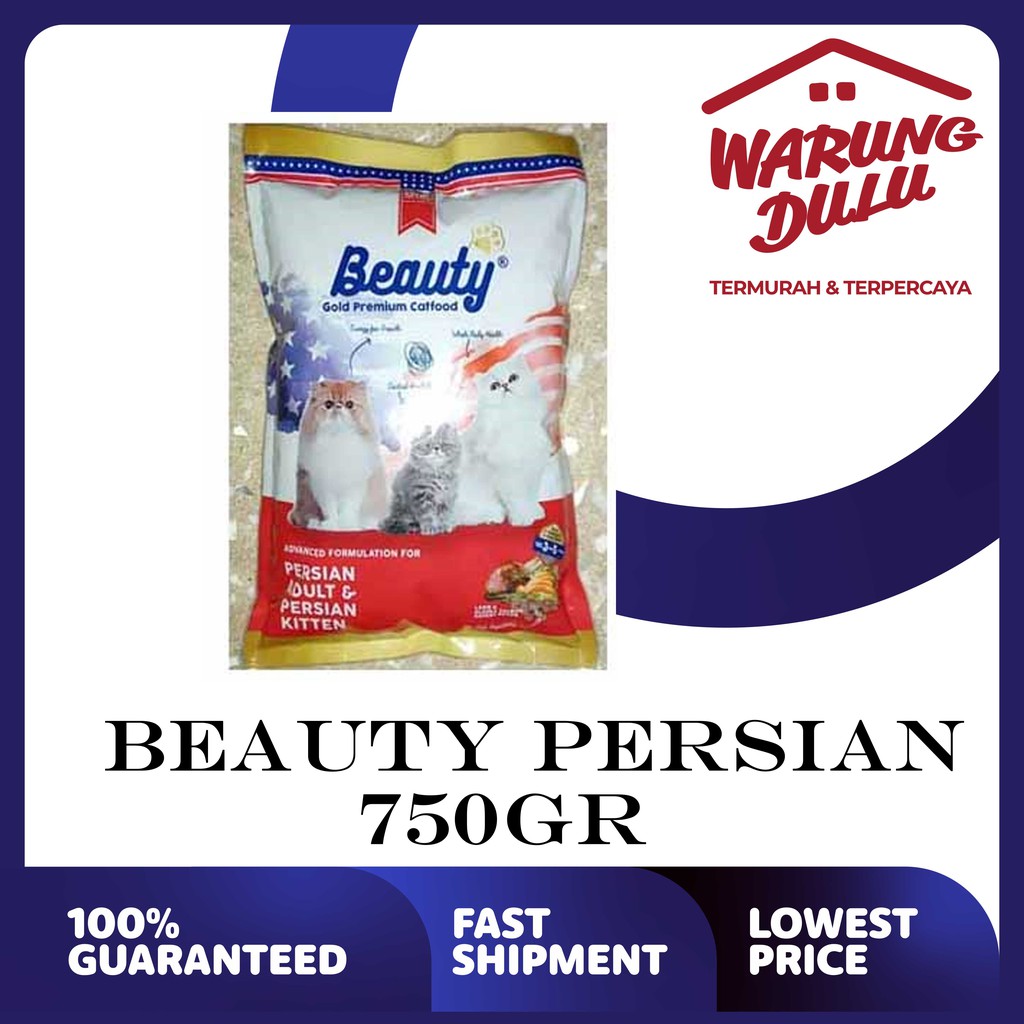 Beauty Gold Persian Adult &amp; Kitten 750Gr