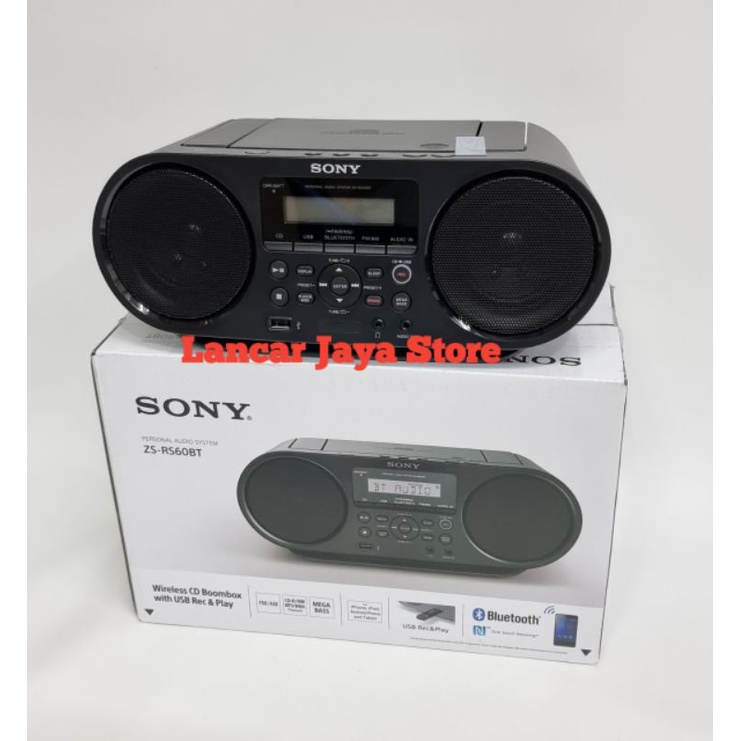 CD Boombox SONY ZS-RS60BT Bluetooth &amp; Portable Sony CD Player