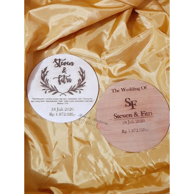 PO ukir nama dikayu/ukir nama mahar/ukiran nama mahar/lingkaran mdf/ukir dilingkaran nama