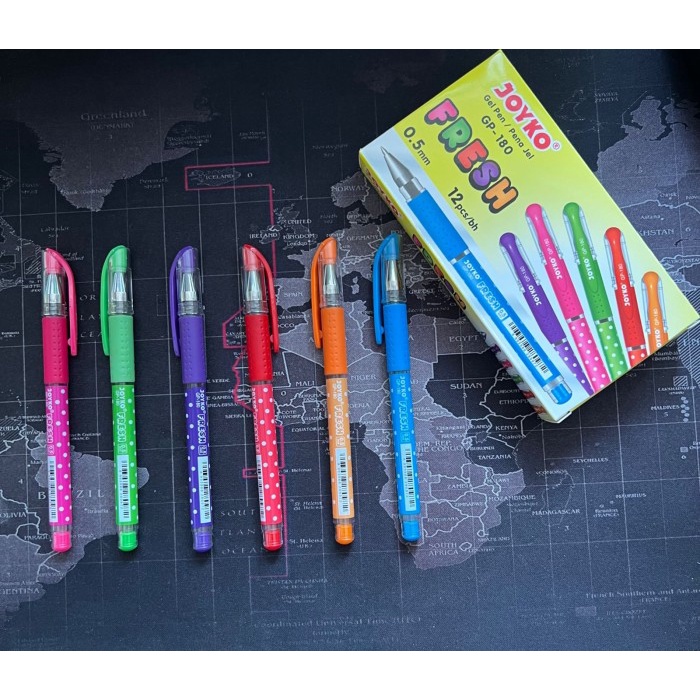 

Lucu Pulpen / Gel Pen / Joyko Fresh / Gp - 180 Berkualitas