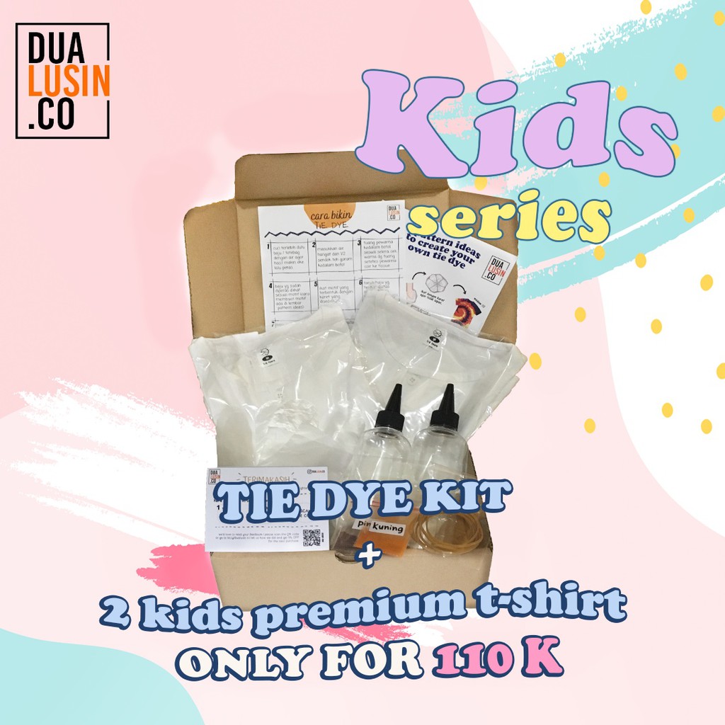 Tie Dye Package KIDS (Tie Dye Kit)