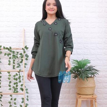 ♣ BAJU IBU IBU ATASAN TERBARU 2020 / BAJU IBU IBU BLUS MODERN / 516 ♂