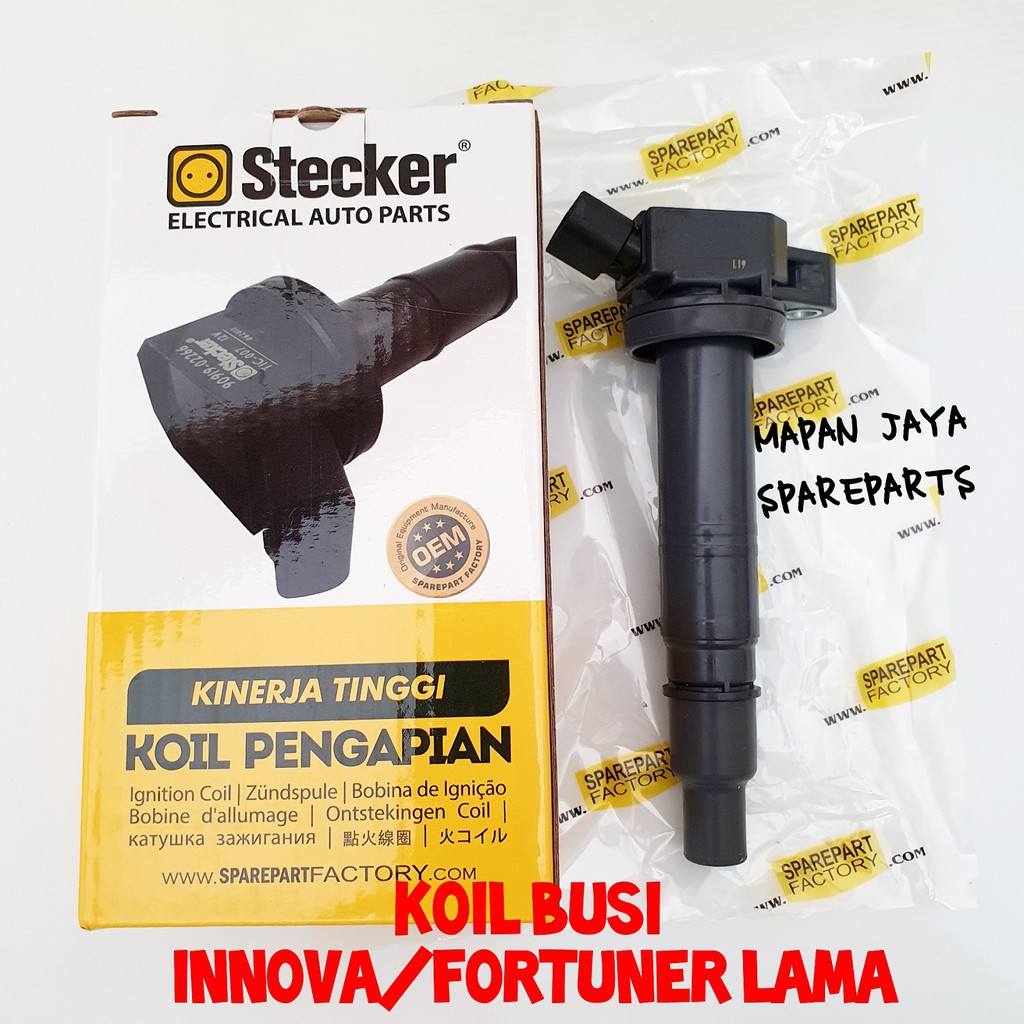 STECKER IGNITION COIL - KOIL TUTUP BUSI INNOVA / FORTUNER (2005-2015)