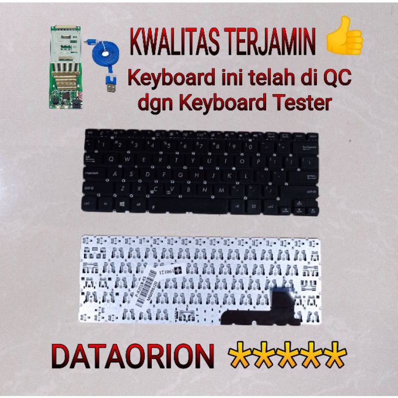 Keyboard Asus Vivobook X201 X201E X202E S200 S200E X202 hitam