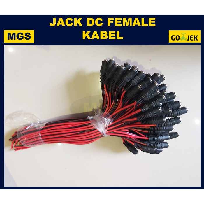 10Pcs Jack DC Female Kabel