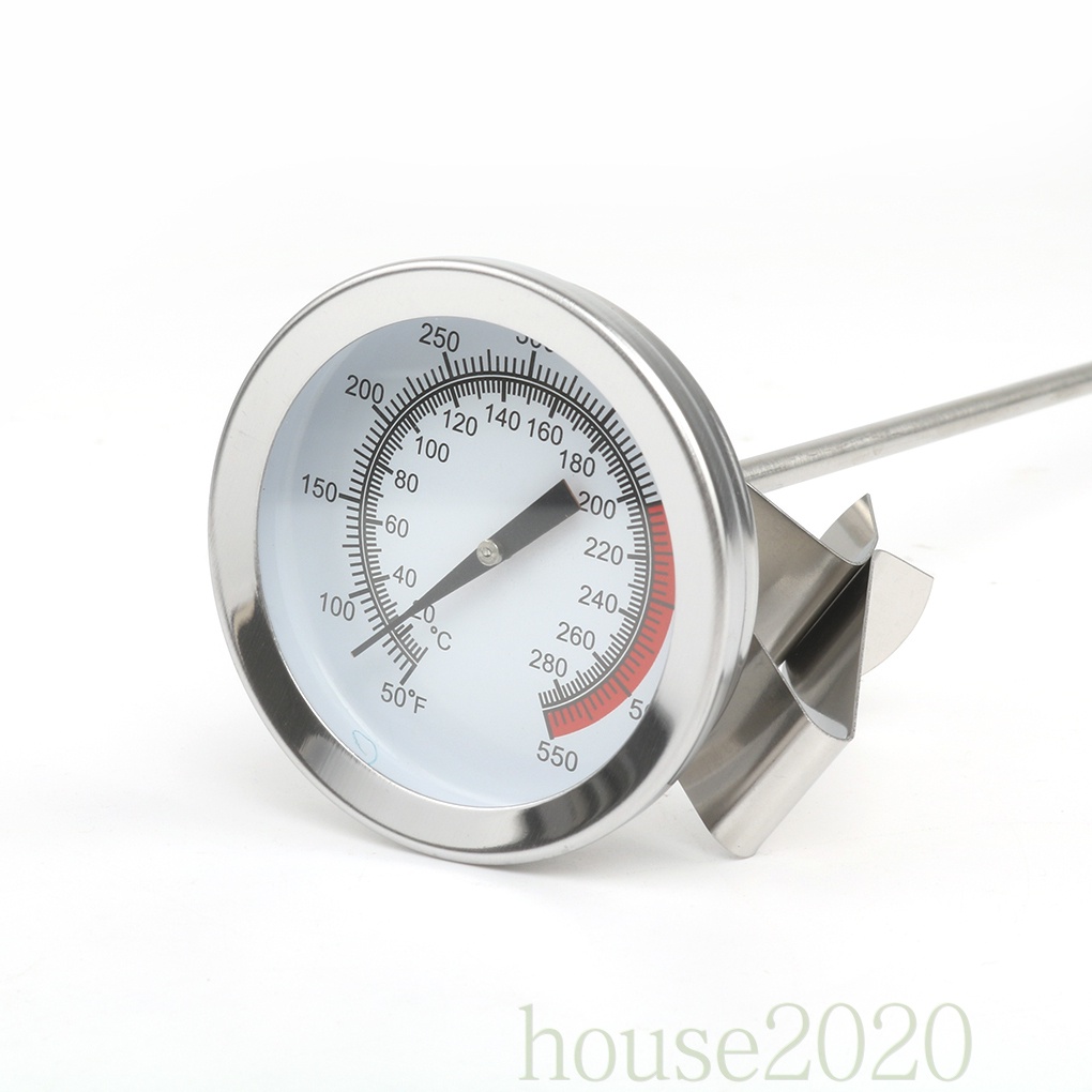 (House2020) Termometer Bahan Stainless Steel Untuk Menggoreng Kentang / Ayam / Bbq