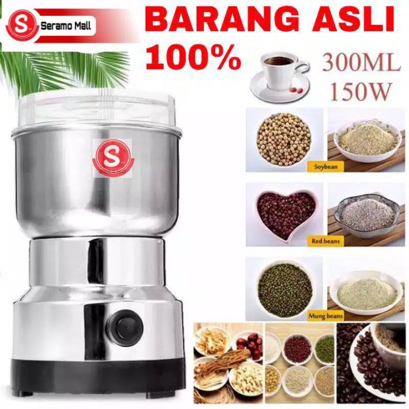 Seramo Blender Bumbu Kering Blender Biji Penggiling Elektrik Nima Elektrik 150 Wat Shopee Indonesia