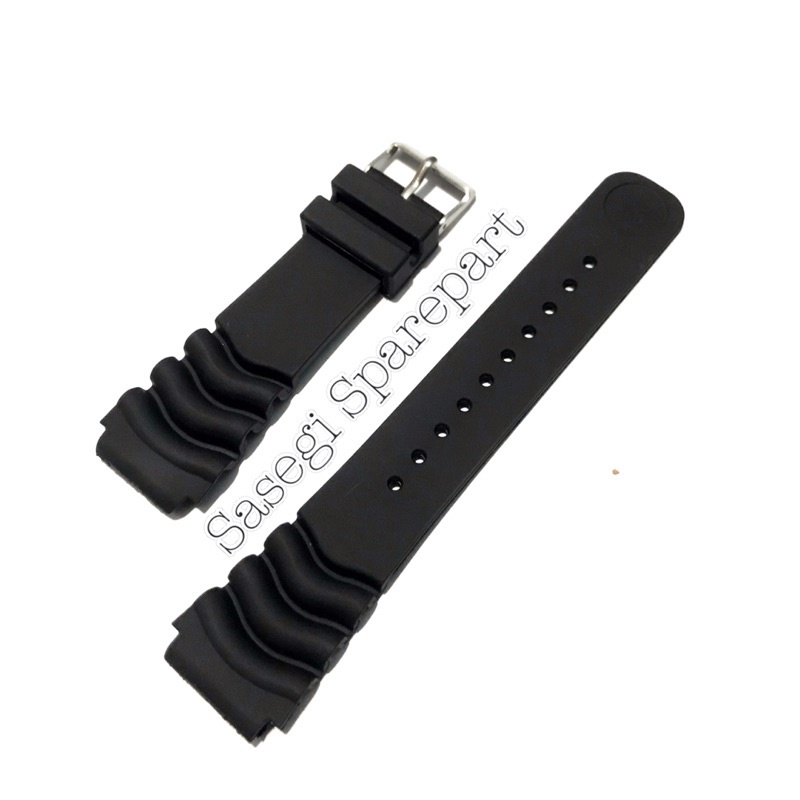 Strap Tali Jam Tangan Seiko Strap Seiko Rubber 20mm 22mm