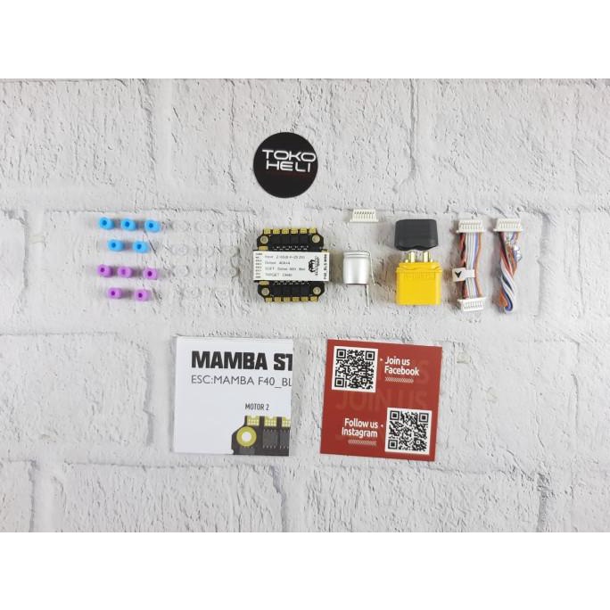 Mamba F40 Mini 2-6S Dshot600 BLS 4in1 ESC 40A 6S 20x20mm