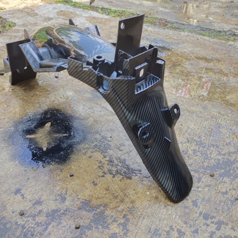 body kasar supra X 125 lama carbon