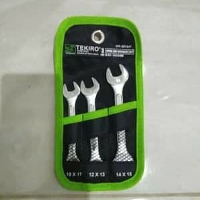 kunci pas set 3 pcs tekiro (open end wrench set)