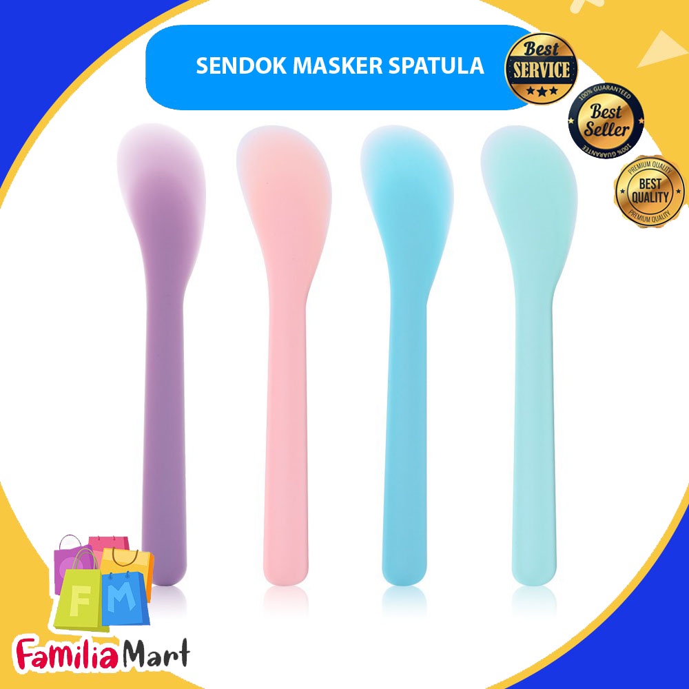 SENDOK MASKER SPATULA PLASTIK FACIAL MASK STIK