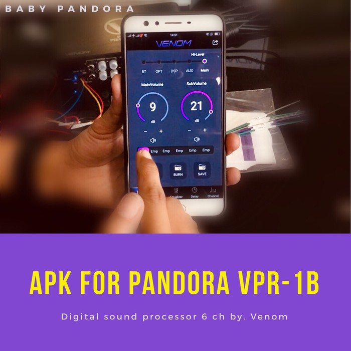 New Venom Pandora VPR 1B Processor Audio 6 Ch