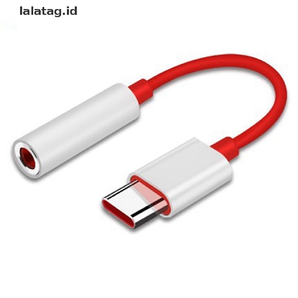 (lalatag) Adapter Jack Audio Aux Earphone Usb Tipe-C Ke 3.5mm Untuk Oneplus 6T 7 Pro