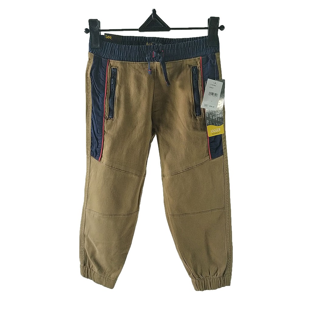 Celana jogger anak laki laki 2 14 tahun Lee coklat anak Celana jogger anak laki laki 2 14 tahun Lee coklat anak